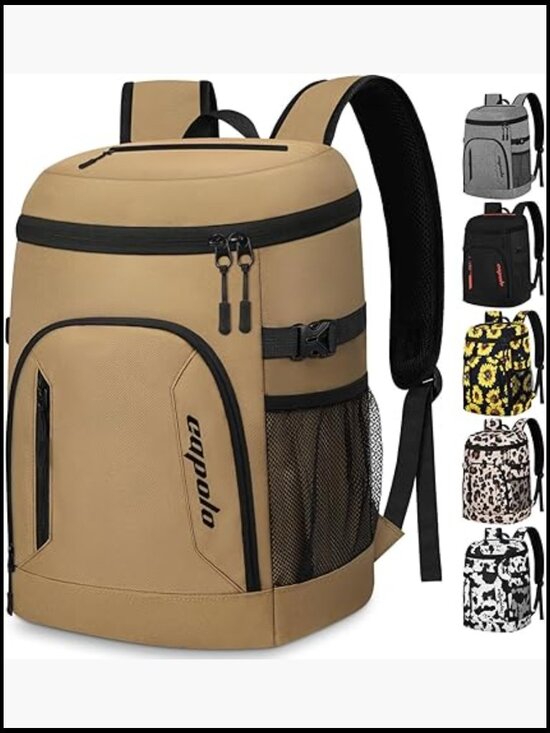 Insulated Cooler Backpack 30/45 Cans Leak Proof Thermal Bag Camping Hiking main image 6